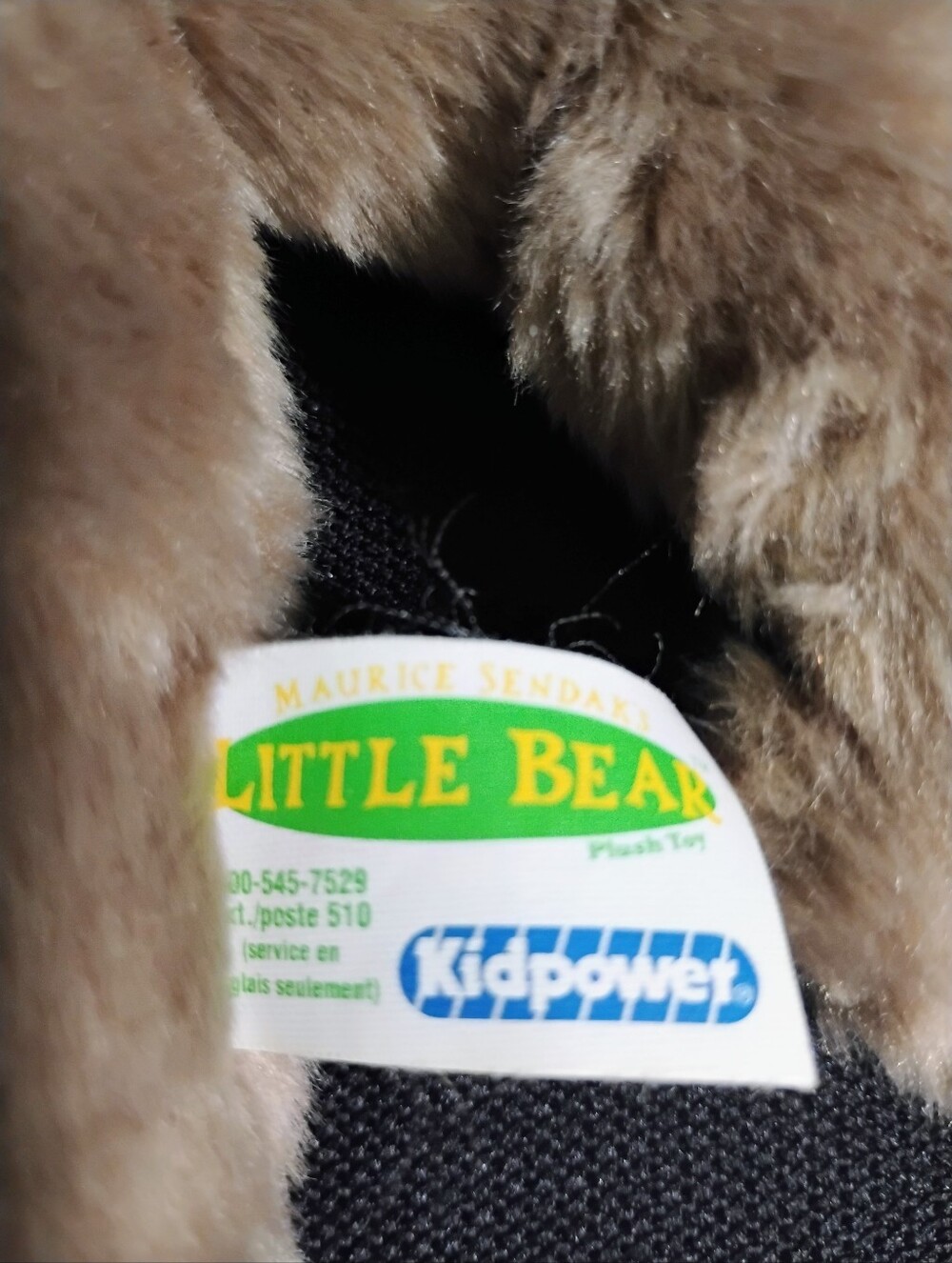 Maurice Sendaks Little Bear Talking 4 Phrases 13”Plush 1999 Kidpower - Picture 3 of 10